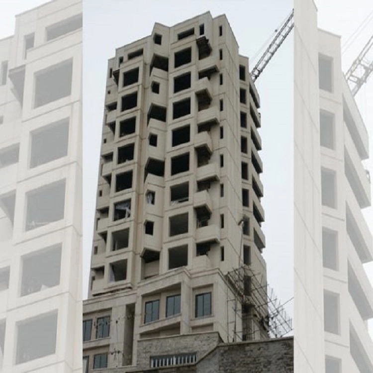 نمای برج زعفرانیه (سال ۱۳۸۲)