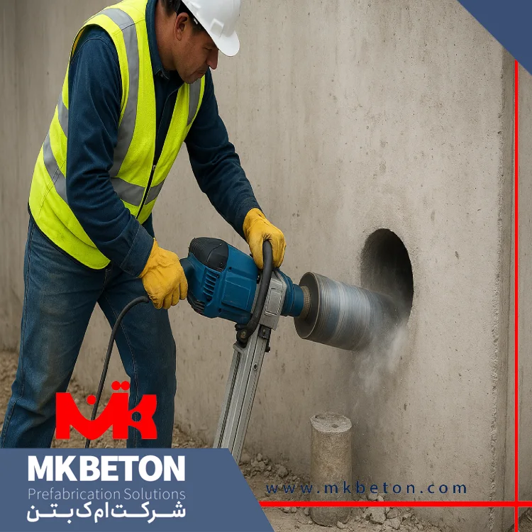 برش بتن به روش کرگیری